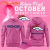 Limited Edition Denver Broncos Breast Cancer Awareness Pink 2025 Hoodie Shirt