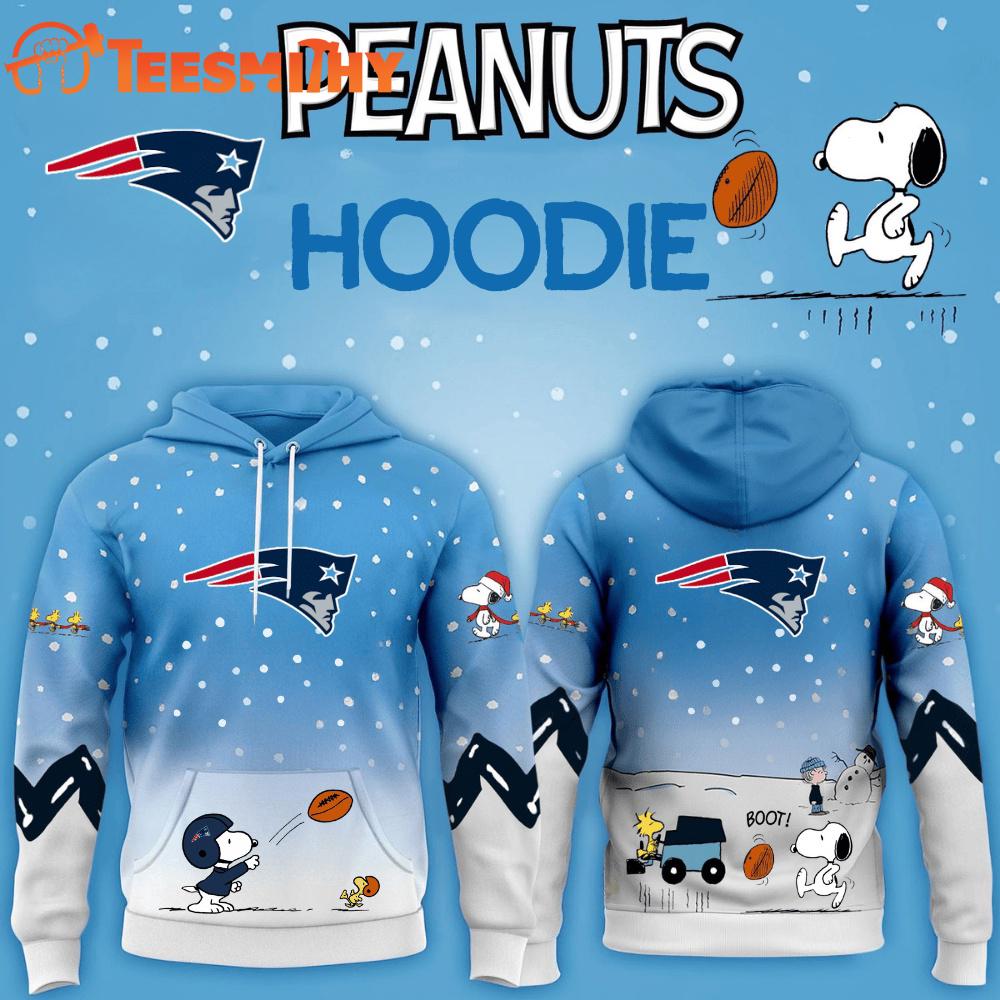 Limited Edition New England Patriots x Snoopy Custom Hoodie Shirt