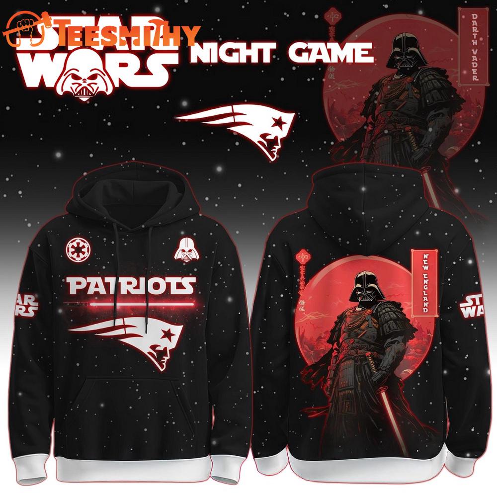 Limited Edition New England Patriots x Star Wars Night Game Custom Hoodie Shirt