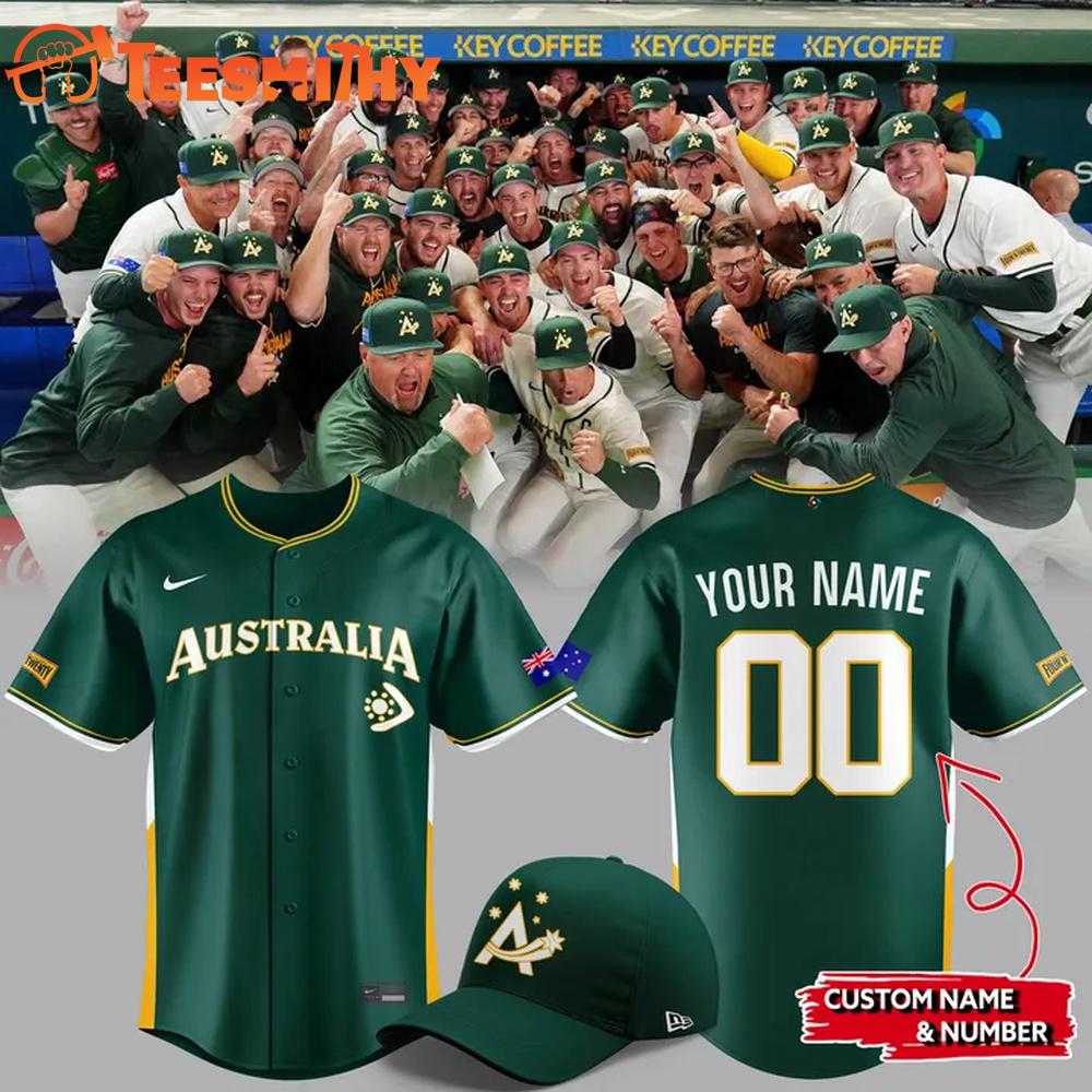 Limited Edition World Baseball Classic Australia Team 2026 Jersey Shirt