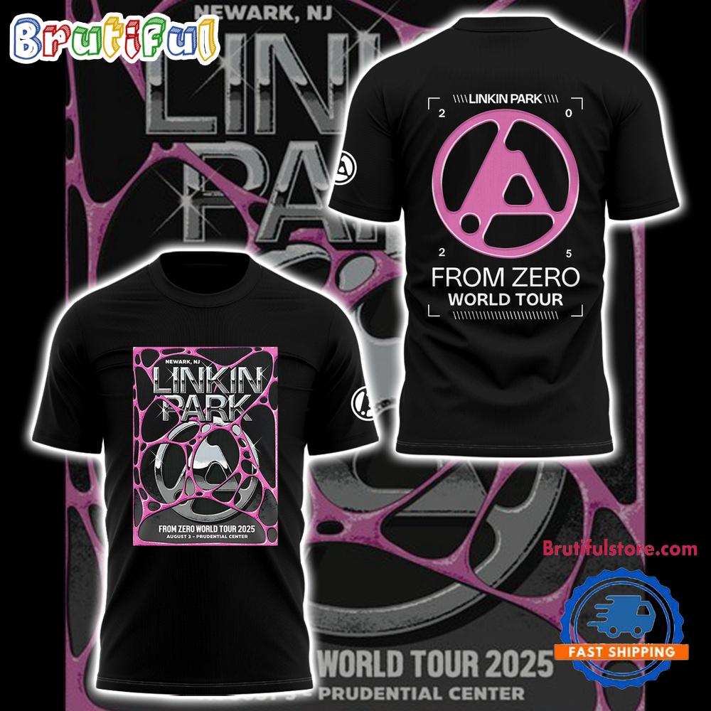 Linkin Park From Zero Tour 2025 Prudential Center 3D Shirt