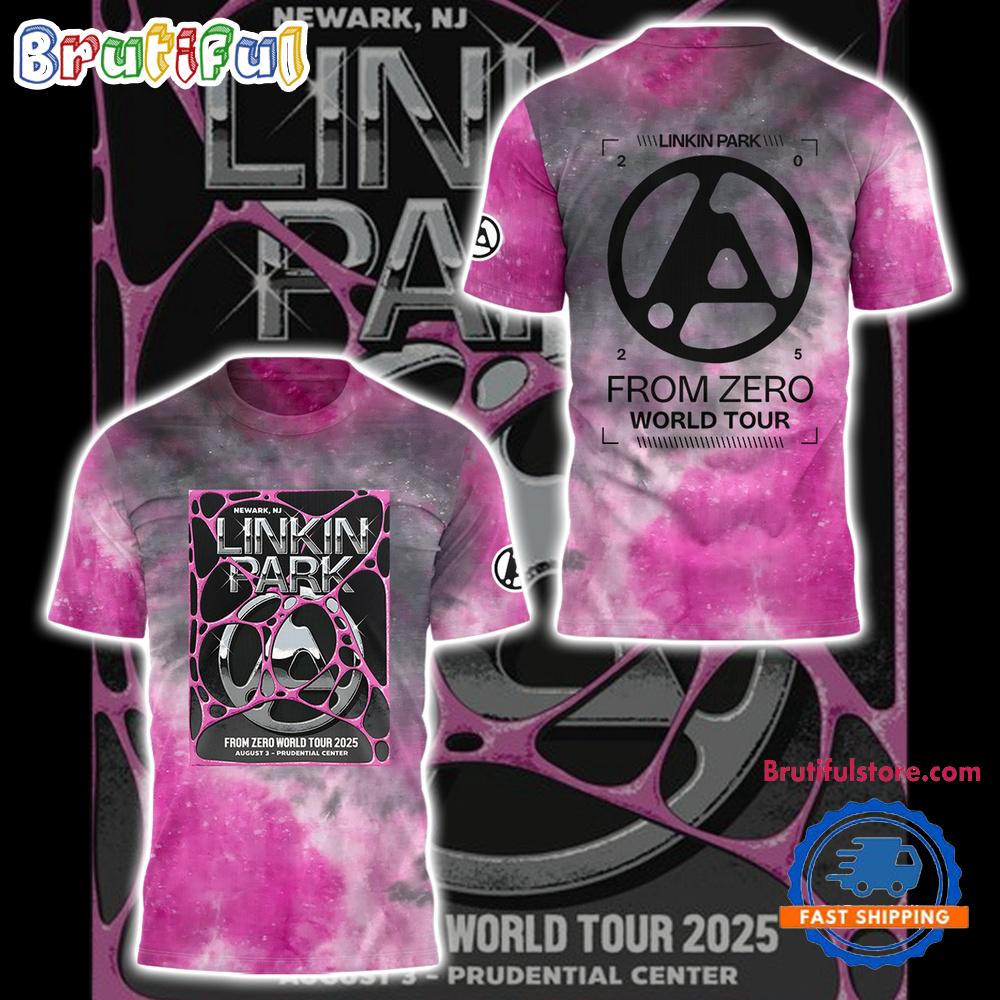 Linkin Park From Zero Tour 2025 Prudential Center Limited Edition T Shirt