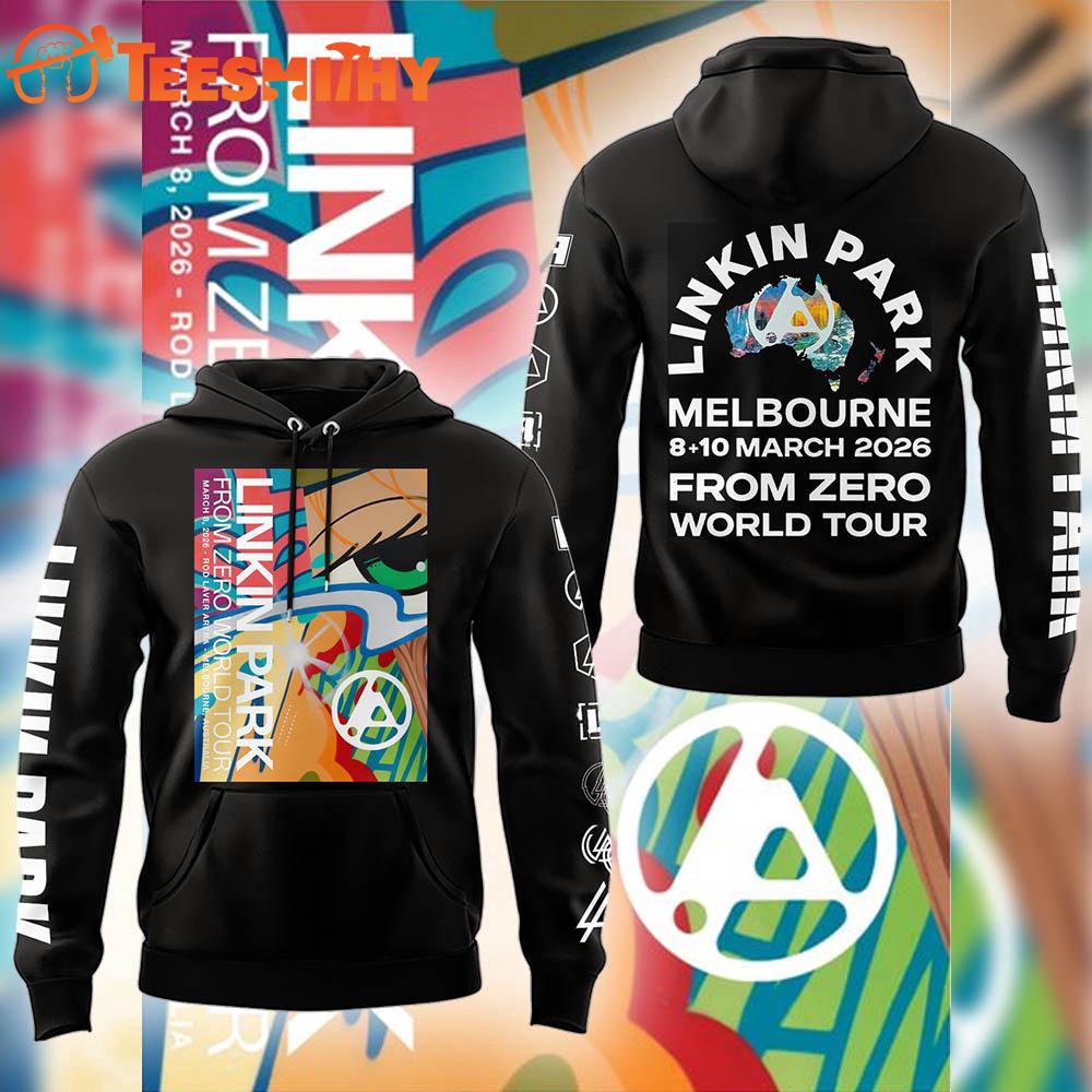 LINKIN PARK From Zero World Tour 2026 Black Hoodie