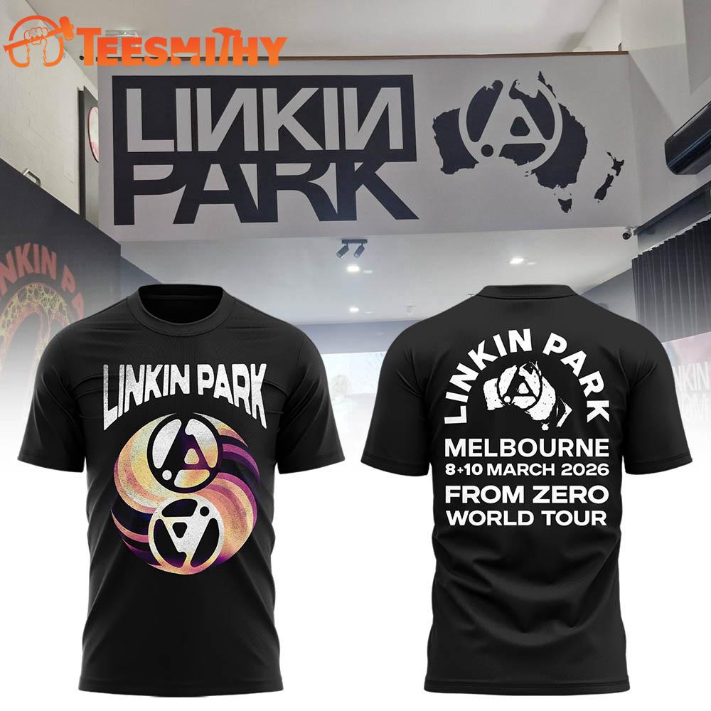 LINKIN PARK From Zero World Tour 2026 Black T Shirt