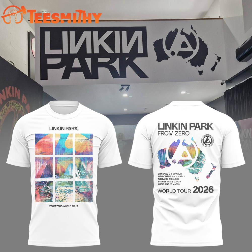 LINKIN PARK From Zero World Tour 2026 White T Shirt