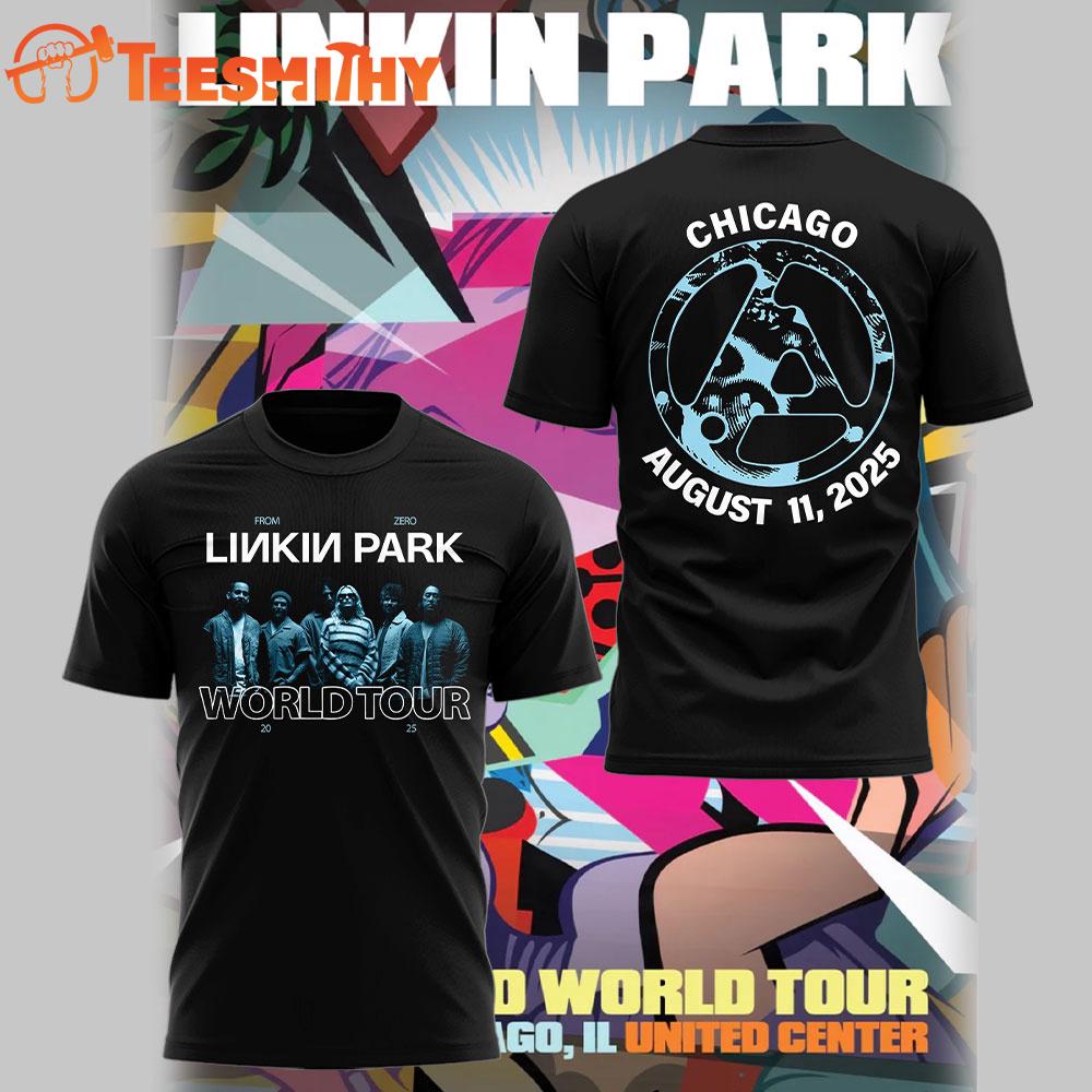 Linkin Park From Zero World Tour Chicago, Il United Center 2025 3D Shirt Linkin Park From Zero World Tour Chicago, Il United Center 2025 3D Shirt
