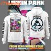 Linkin Park From Zero World Tour Chicago, Il United Center 2025 White Hoodie Shirt