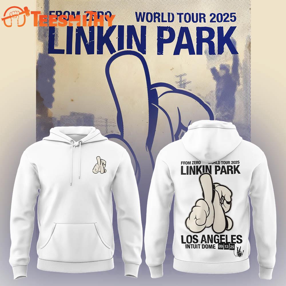 LINKIN PARK From Zero World Tour Los Angeles 2025 Hoodie LINKIN PARK From Zero World Tour Los Angeles 2025 Hoodie
