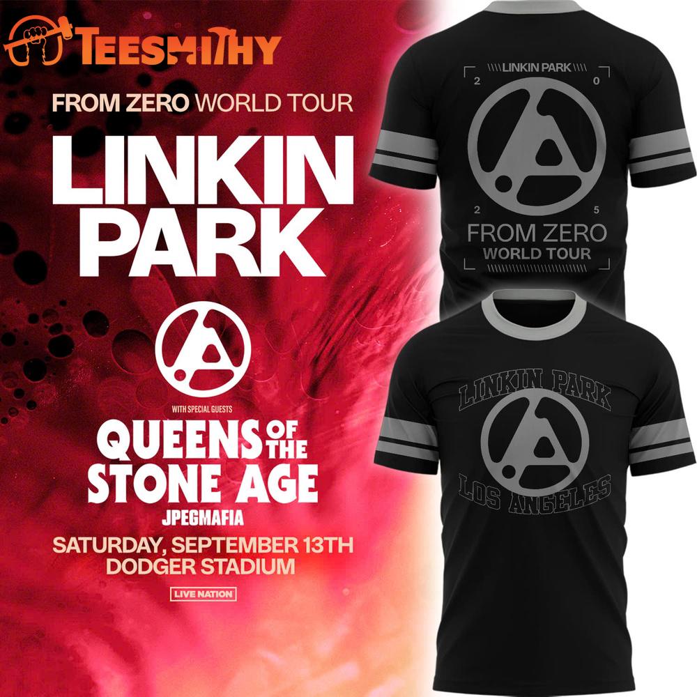Linkin Park From Zero World Tour Los Angeles Limited Edition T Shirt