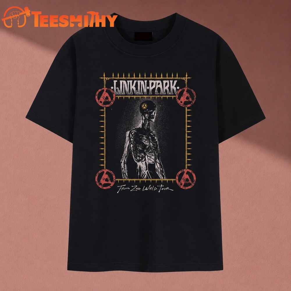 Linkin Park From Zero World Tour Rock Band Graphic T Shirt