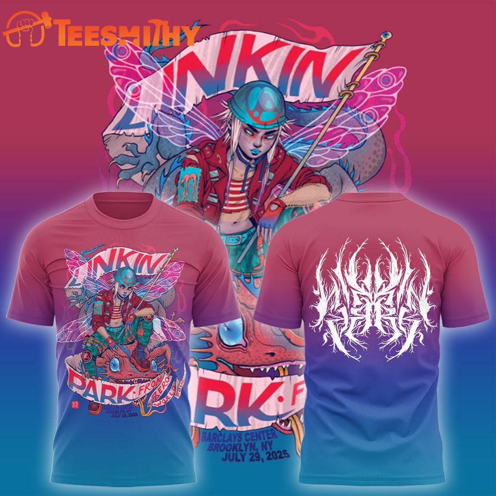 Linkin Park From Zero World Tour x New York 2025 Logo Music 3D Shirt Linkin Park From Zero World Tour x New York 2025 Logo Music 3D Shirt