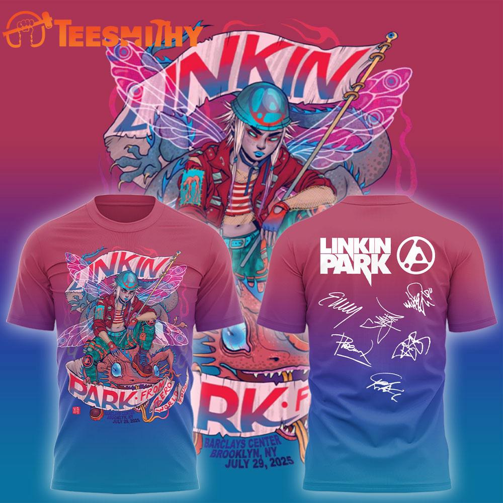 Linkin Park From Zero World Tour x New York Signature 2025 New Design 3D Shirt