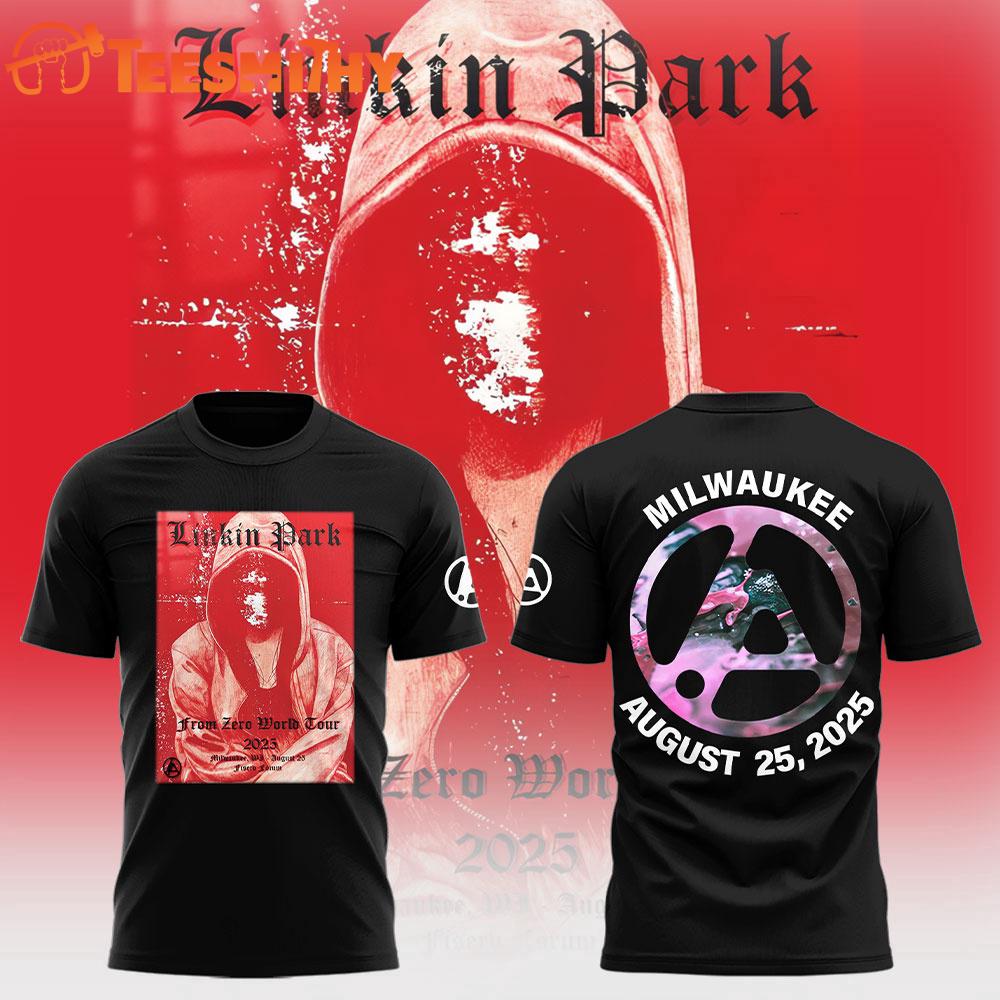 Linkin Park Milwaukee August 25 2025 Tour 3D Shirt