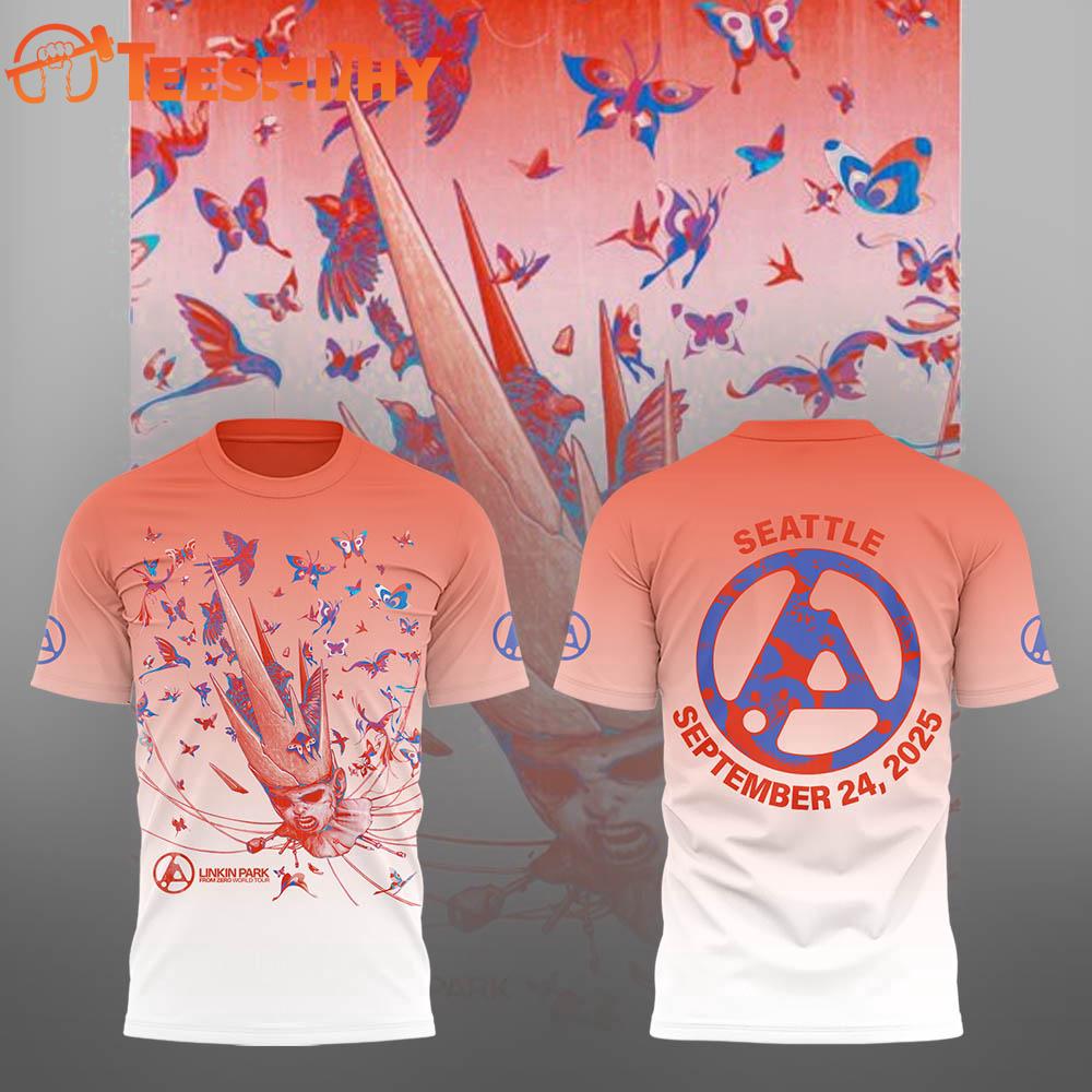 Linkin Park Seattle September 24 2025 Tour 3D Shirt