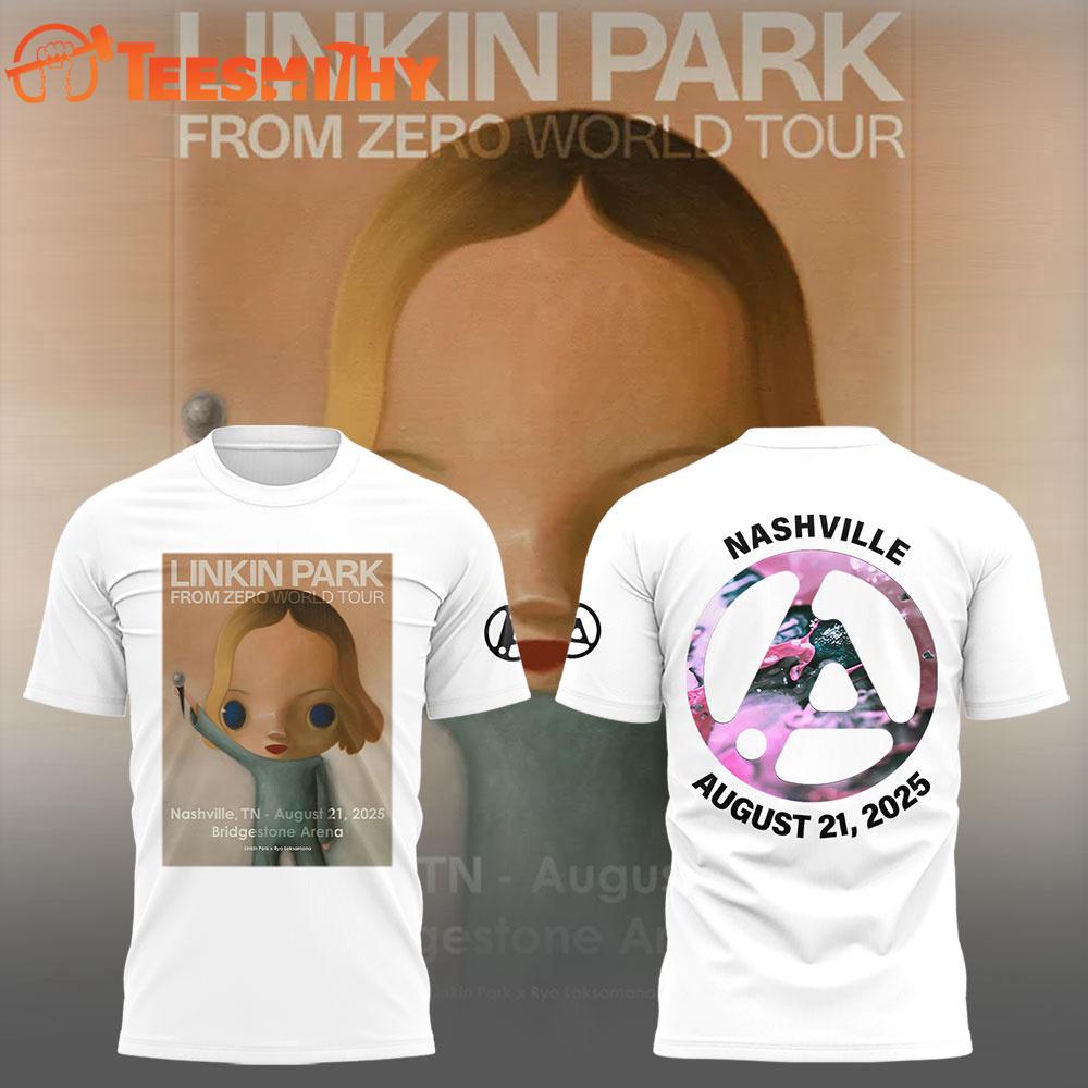 Linkin Park Tour August 21, 2025 T Shirt Linkin Park Tour August 21, 2025 T Shirt