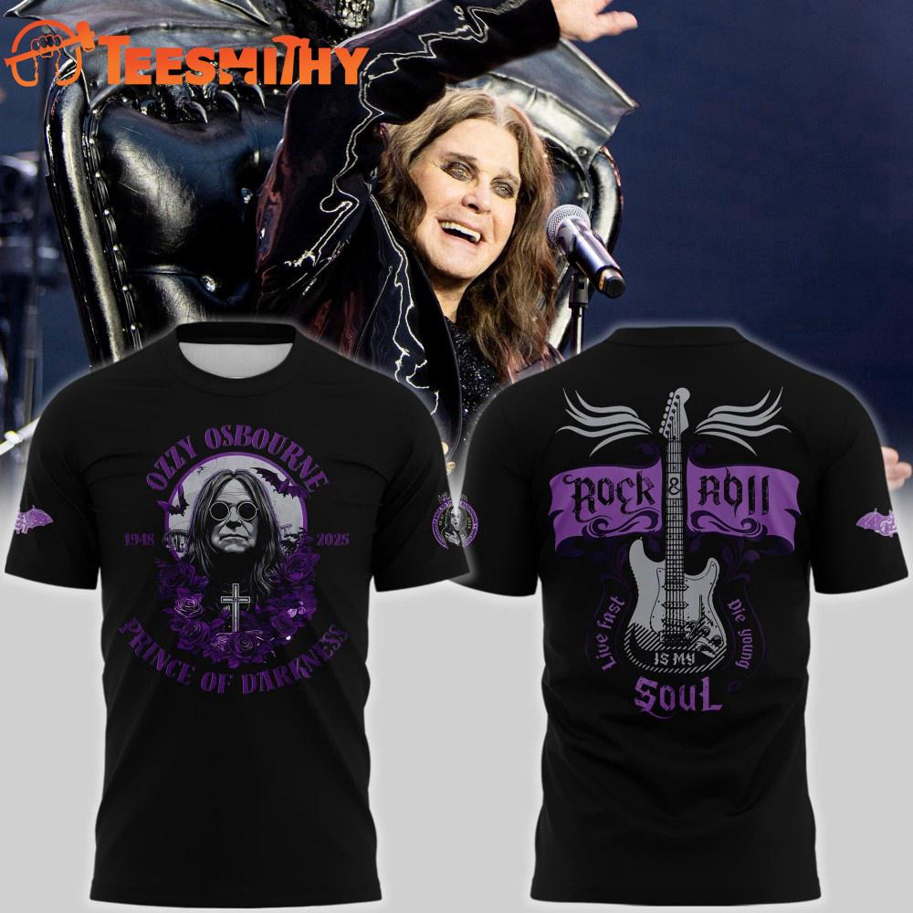 LONG LIVE THE PRINCE Ozzy Osbourne Memorial Shirt