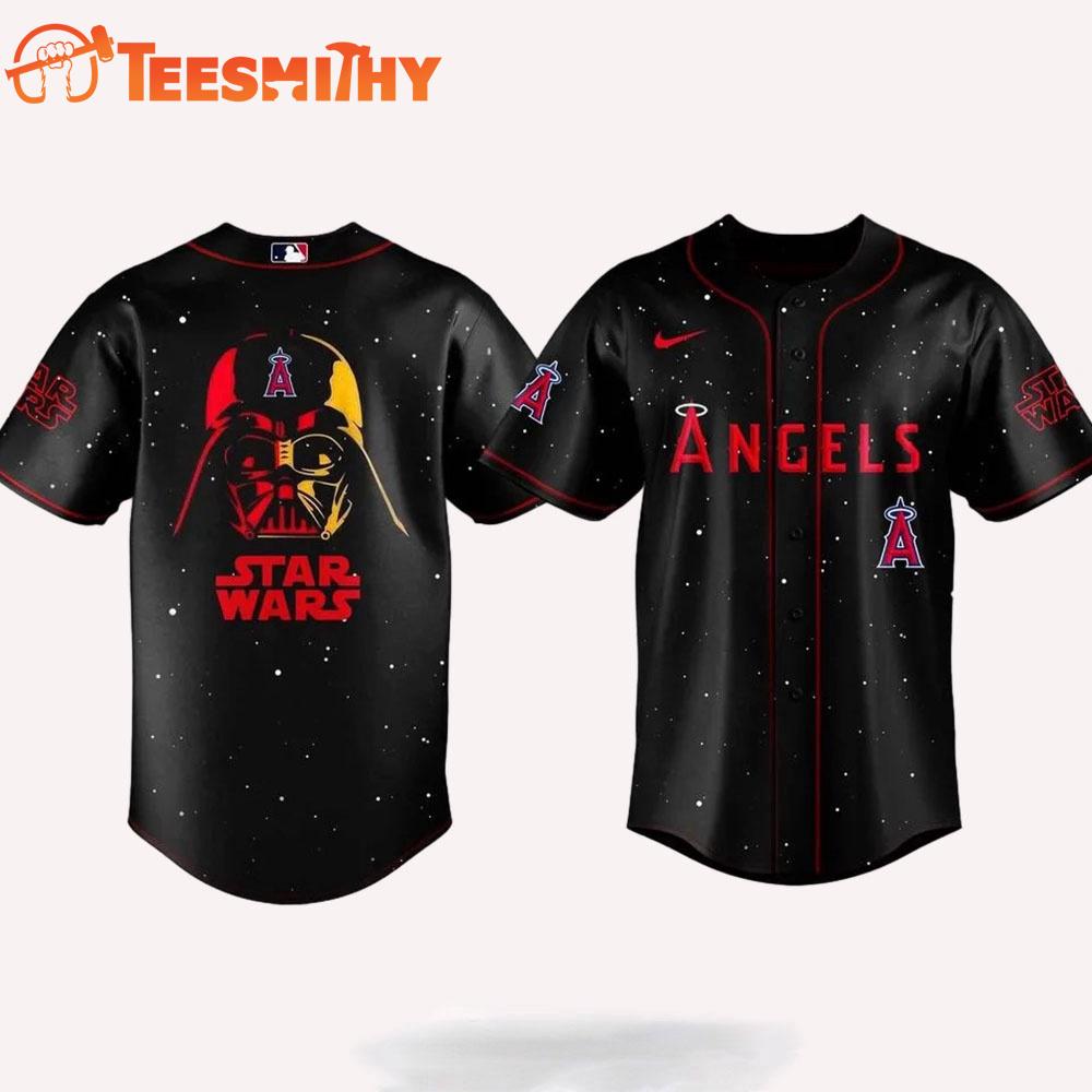 Los Angeles Angels Star Wars Night Baseball Jersey Los Angeles Angels Star Wars Night Baseball Jersey