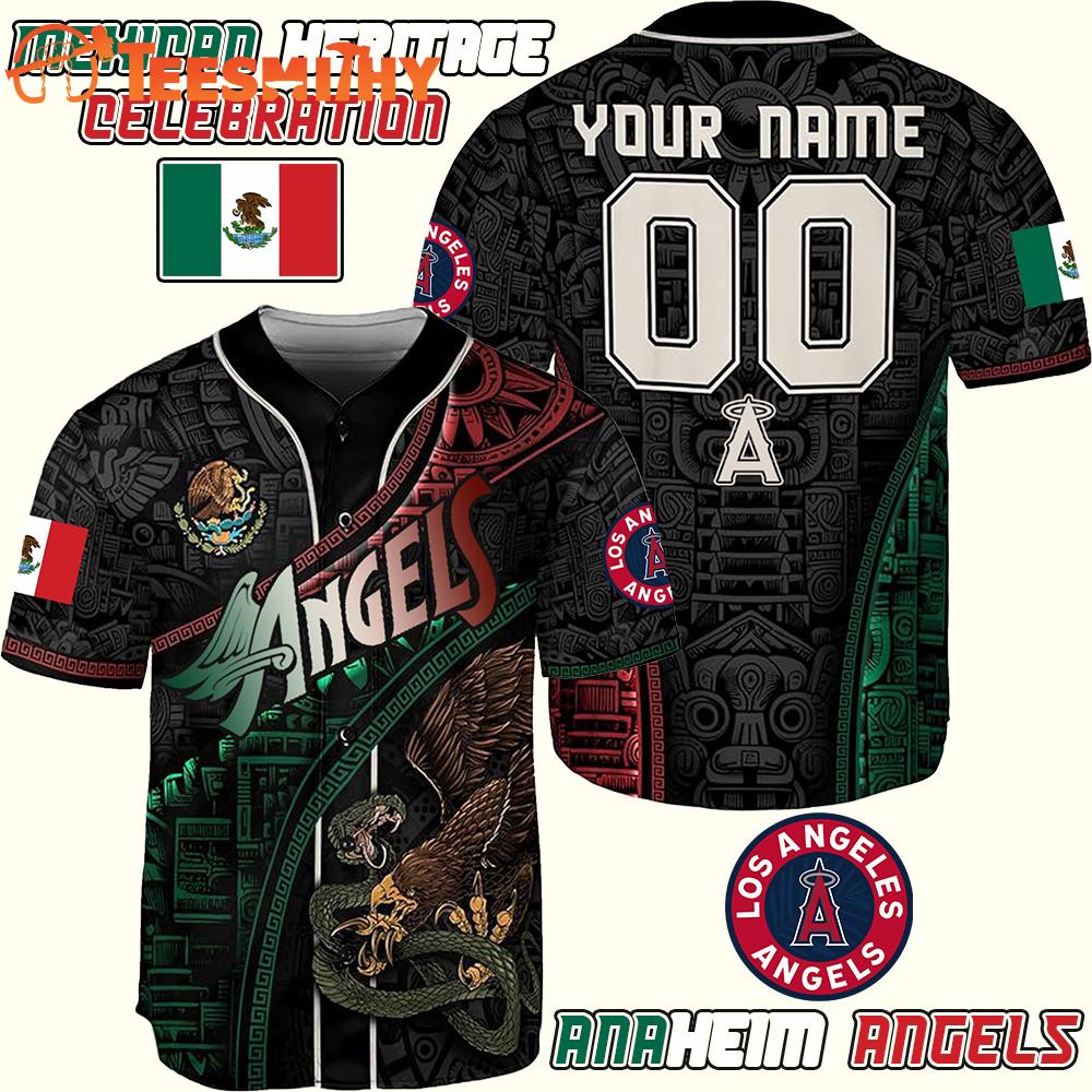 Los Angeles Angels x Mexican Heritage Celebration Limited Edition Custom Baseball Jersey