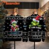 Las Vegas Raiders 2025 NFL Grinch Football Personalized Ugly Christmas Sweater