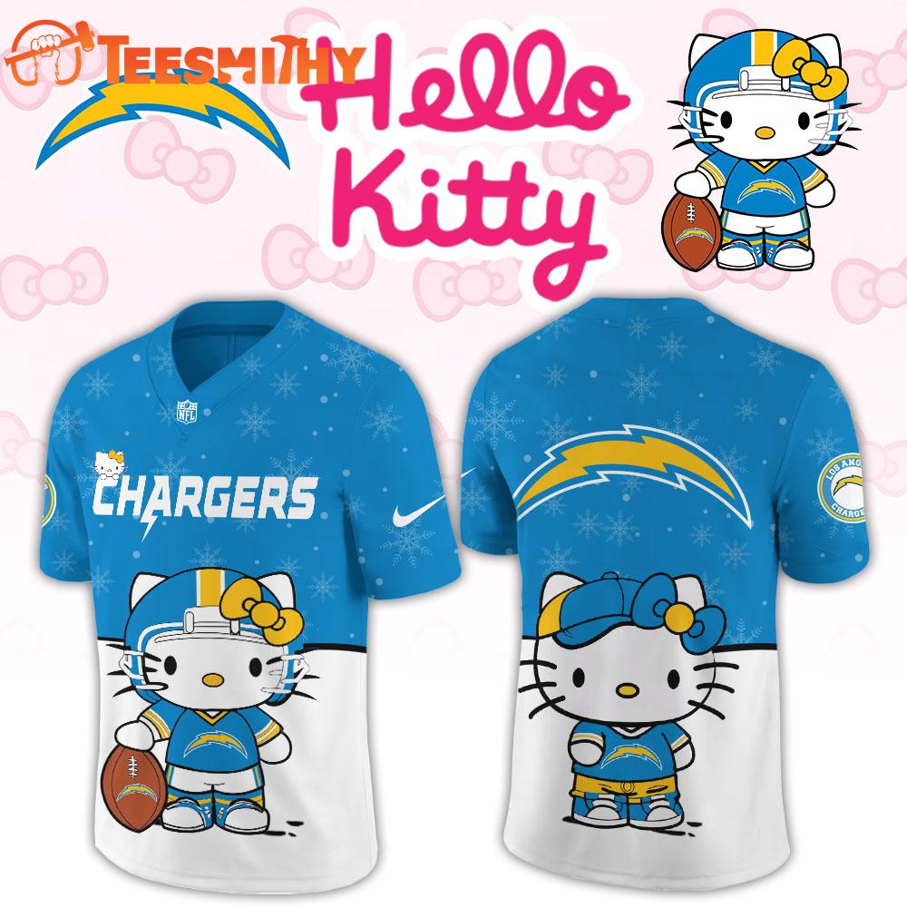 Los Angeles Chargers 2026 NFL Hello Kitty Limited New Football Jersey