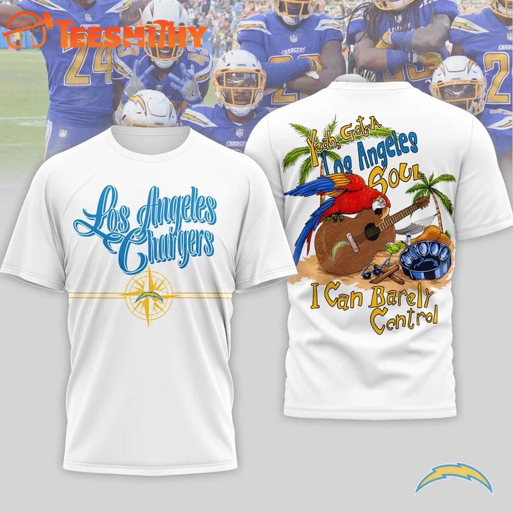 Los Angeles Chargers 2026 NFL Jimmy Buffett Summer 3D Shirt
