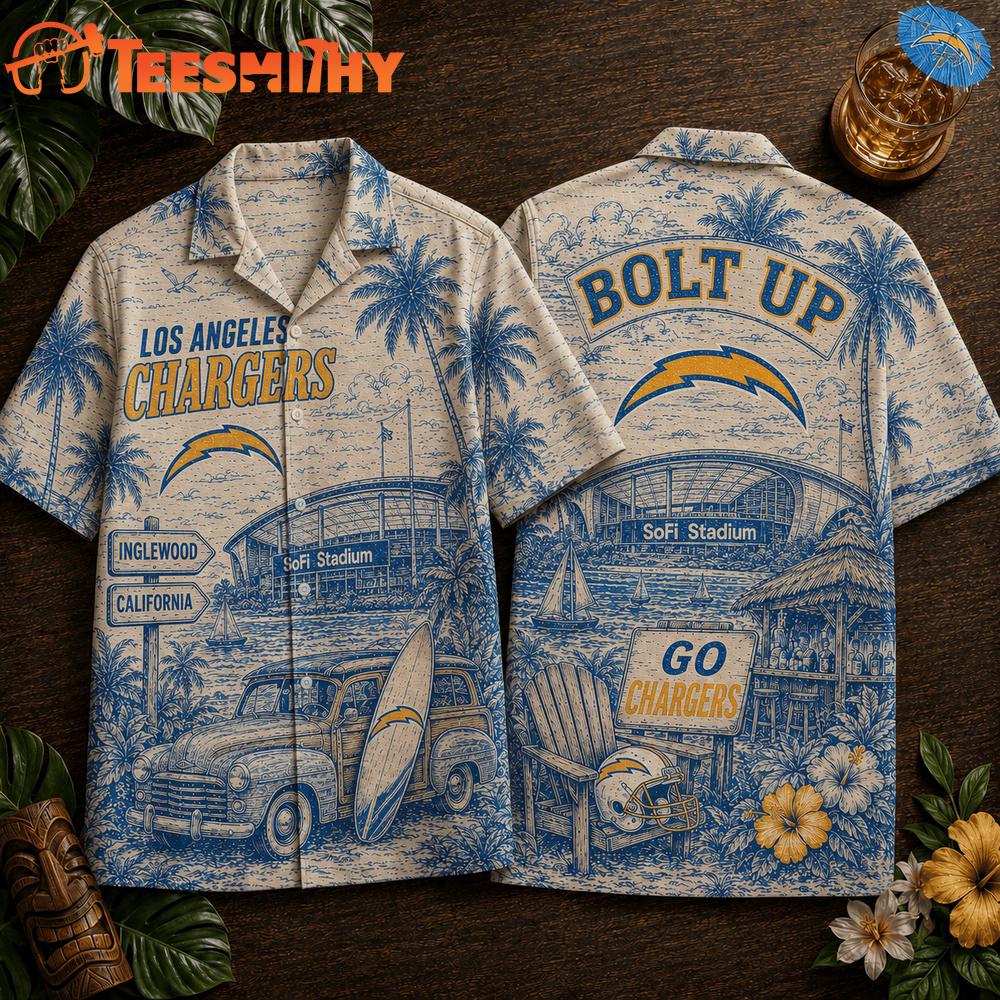 Los Angeles Chargers 2026 NFL Summer Vintage Hawaiian Shirt
