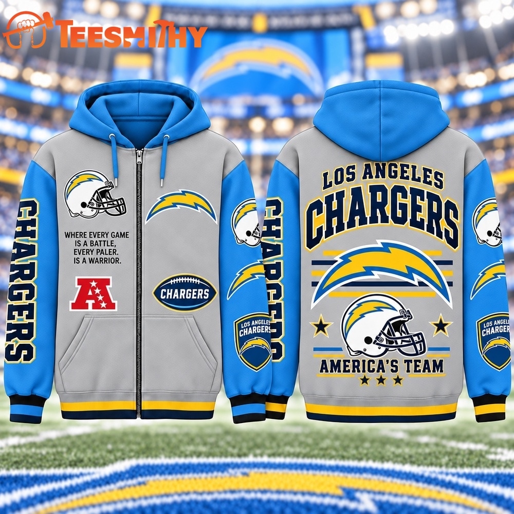 Los Angeles Chargers NFL Gridiron Heritage Zip Hoodie