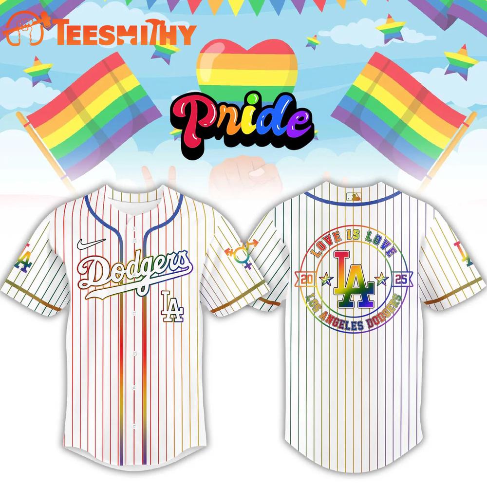 Los Angeles Dodgers 2026 MLB Lgbt Pride Baseball Teams Jersey Shirt