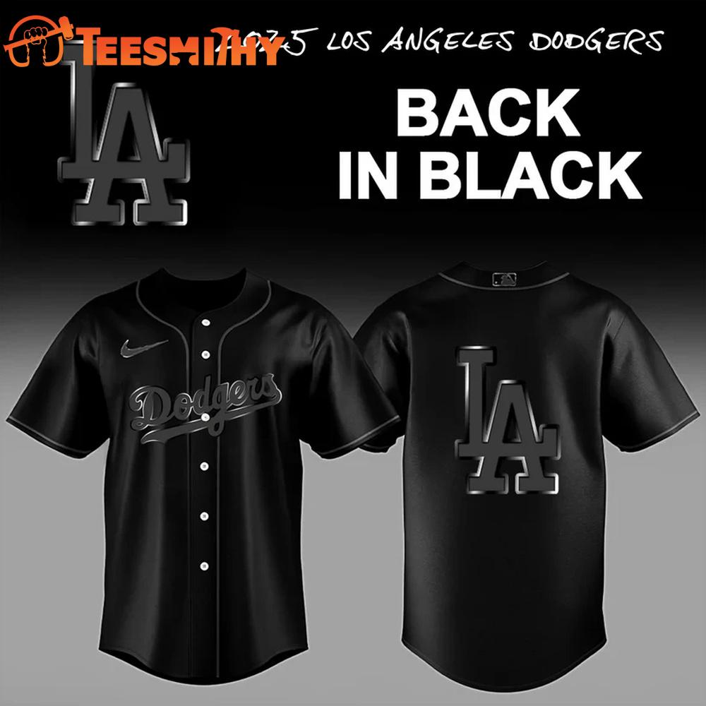 Los Angeles Dodgers Back In Black 2025 Baseball Jersey Los Angeles Dodgers Back In Black 2025 Baseball Jersey