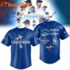 Los Angeles Dodgers National League Champions 2025 Baseball Jersey