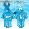 Los Angeles Dodgers Prostate Cancer Awareness 2025 Baseball Jersey