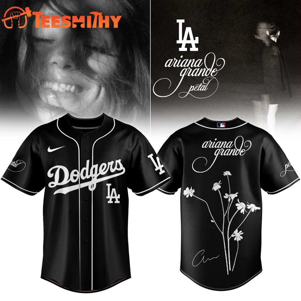 Los Angeles Dodgers x Ariana Grande’s Petal Album Baseball Jersey
