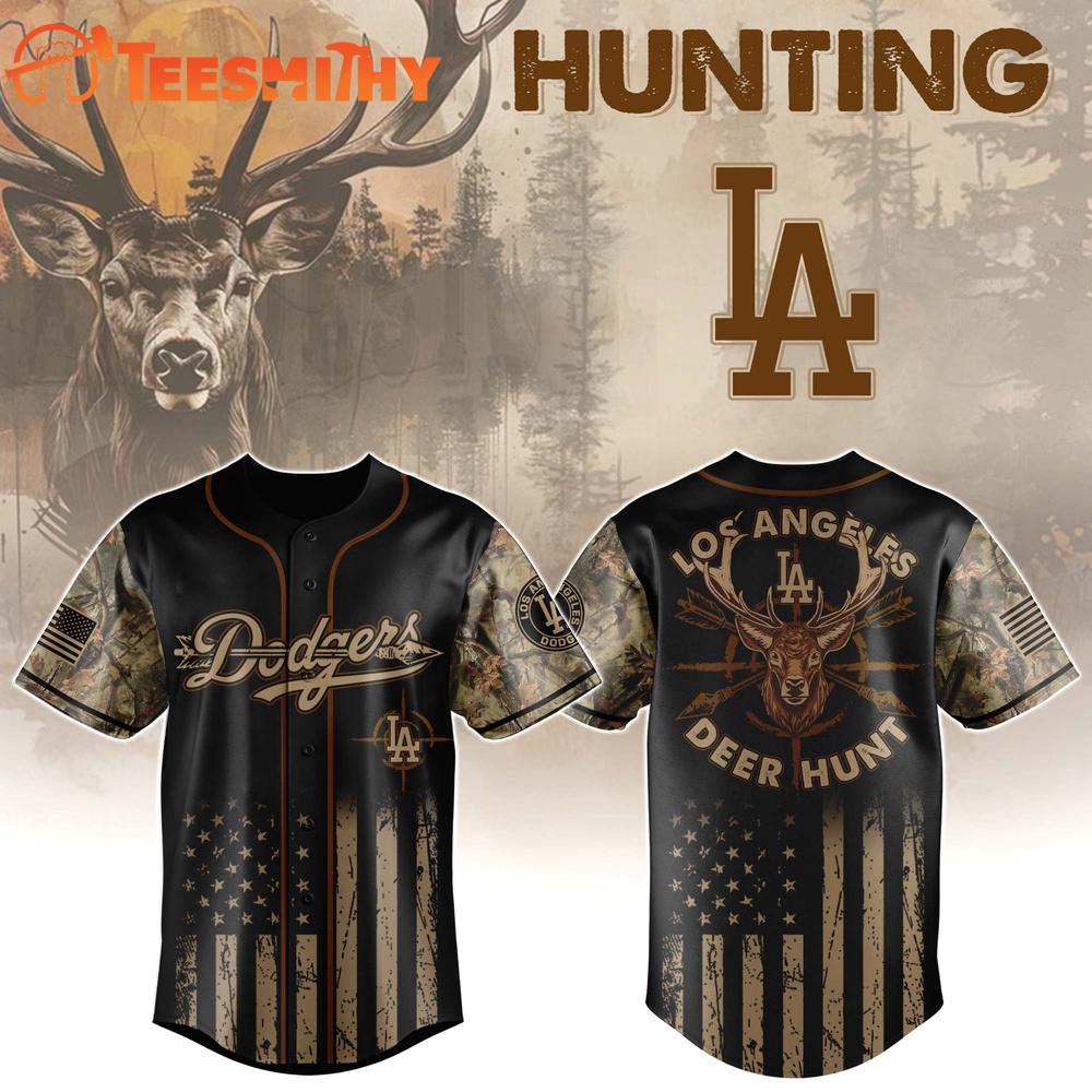 Los Angeles Dodgers x Deer Hunting Limited Edition Custom Baseball Jersey
