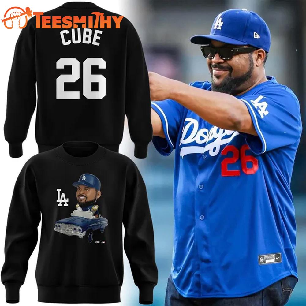 Los Angeles Dodgers x Ice Cube 2026 Limited Edition Black Sweatshirt