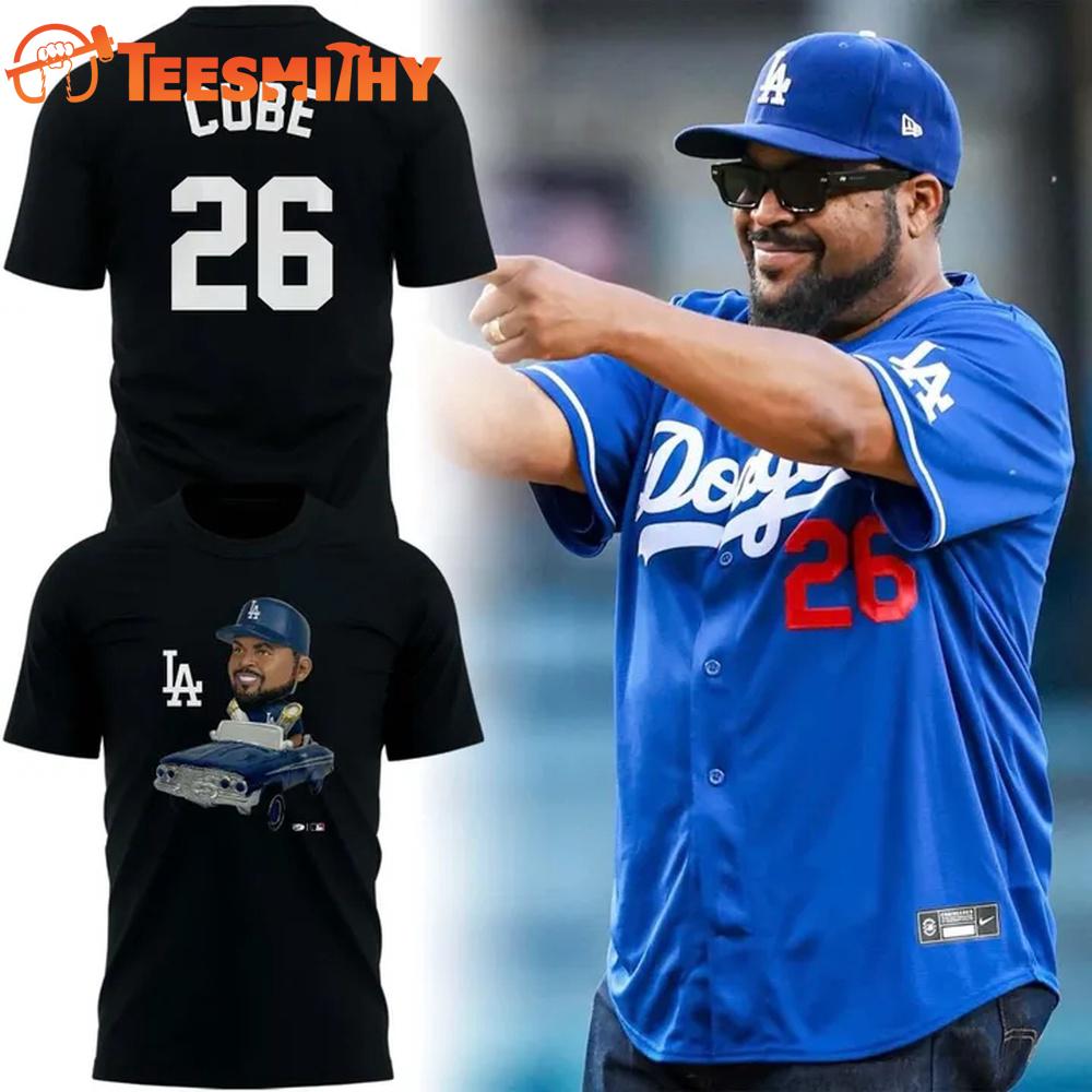 Los Angeles Dodgers x Ice Cube 2026 Limited Edition Black T Shirt