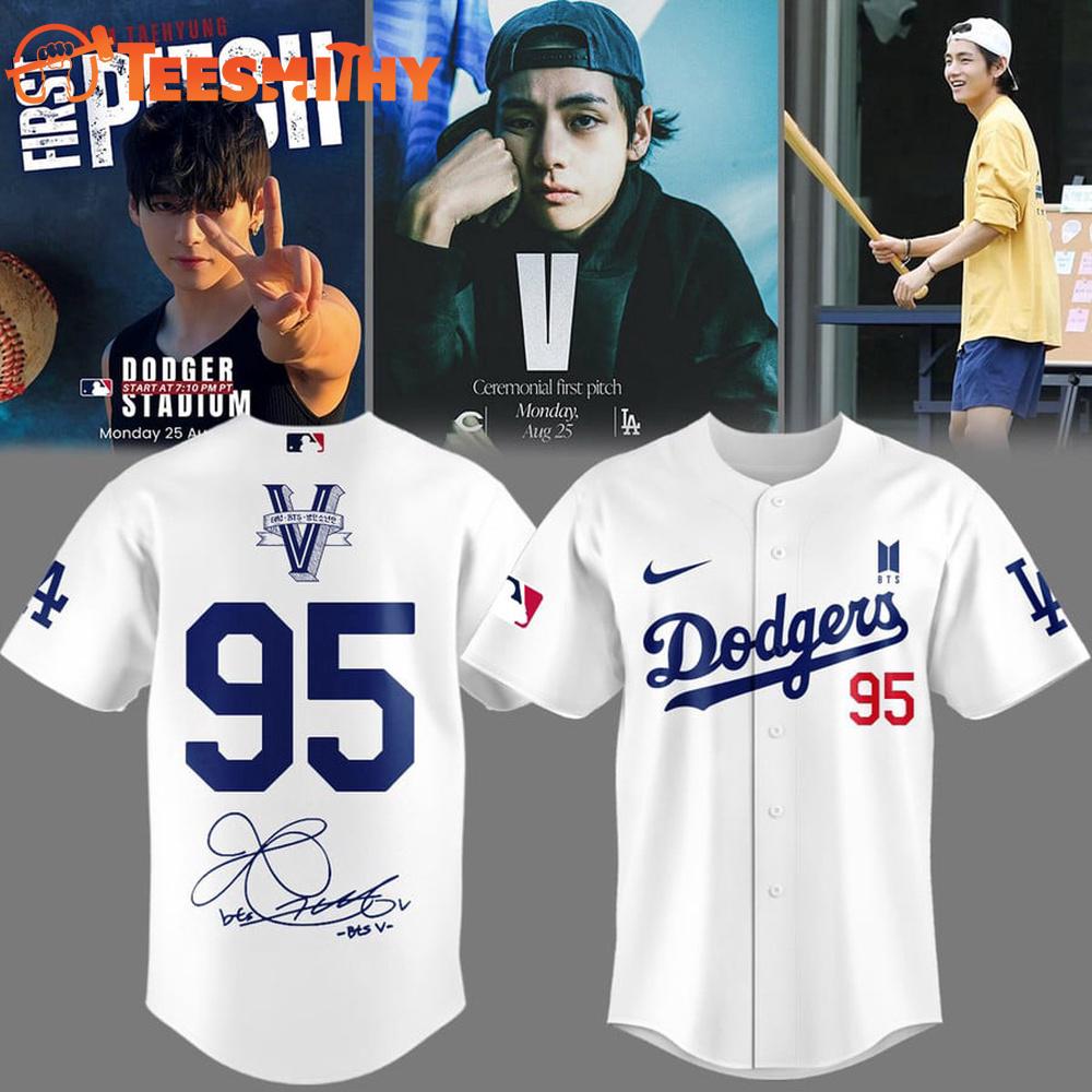 Los Angeles Dodgers x Tae-Hyung Signature Baseball Jersey Los Angeles Dodgers x Tae-Hyung Signature Baseball Jersey