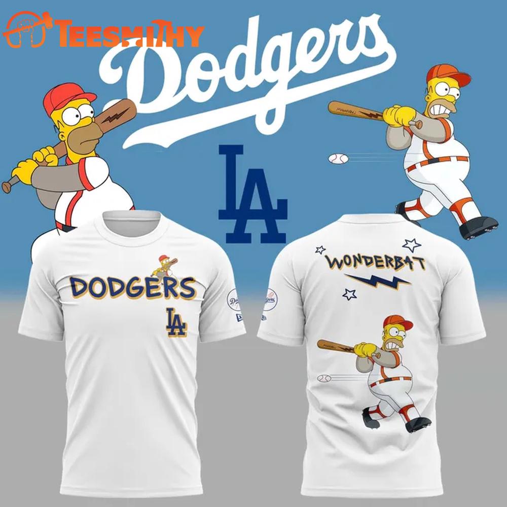 Los Angeles Dodgers x The Simpsons 2026 The Simpsons Special Version Limited T Shirt