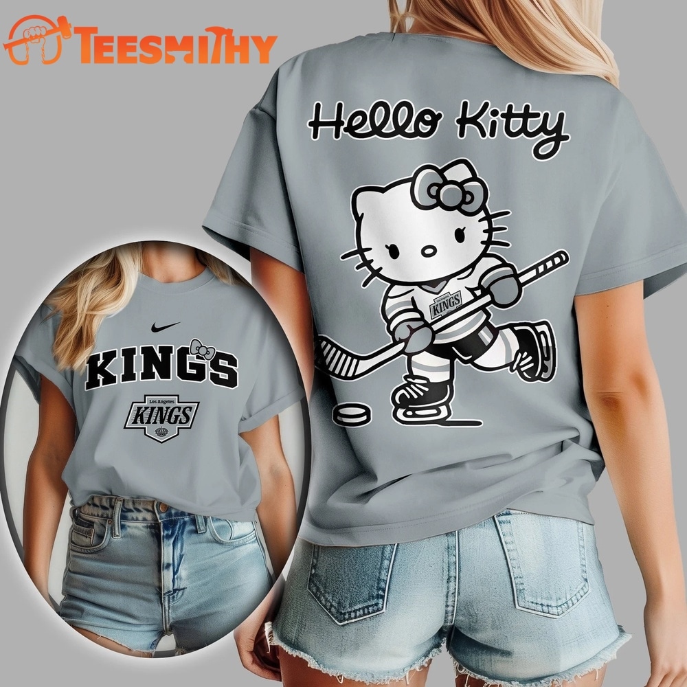 Los Angeles Kings NHL x Hello Kitty Unisex 3D Shirt