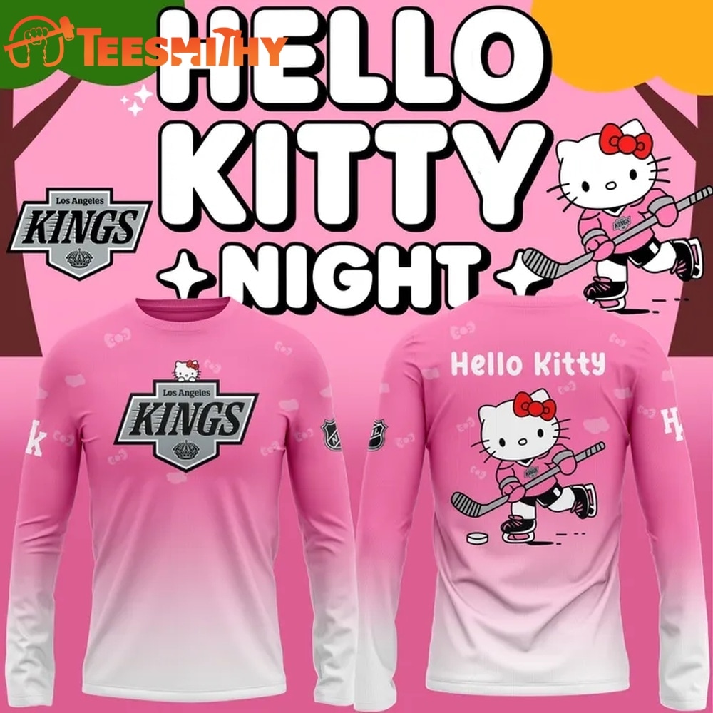 Los Angeles Kings x Hello Kitty 2026 Limited Edition Long Sleeve Shirt