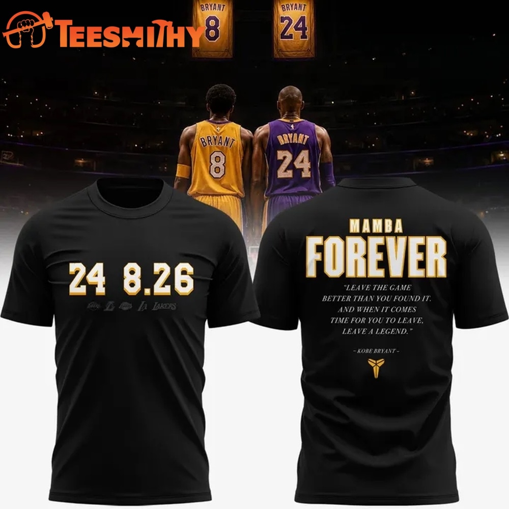 Los Angeles Lakers 8 24 Forever 8 Forever 24 Forever Kobe T Shirt