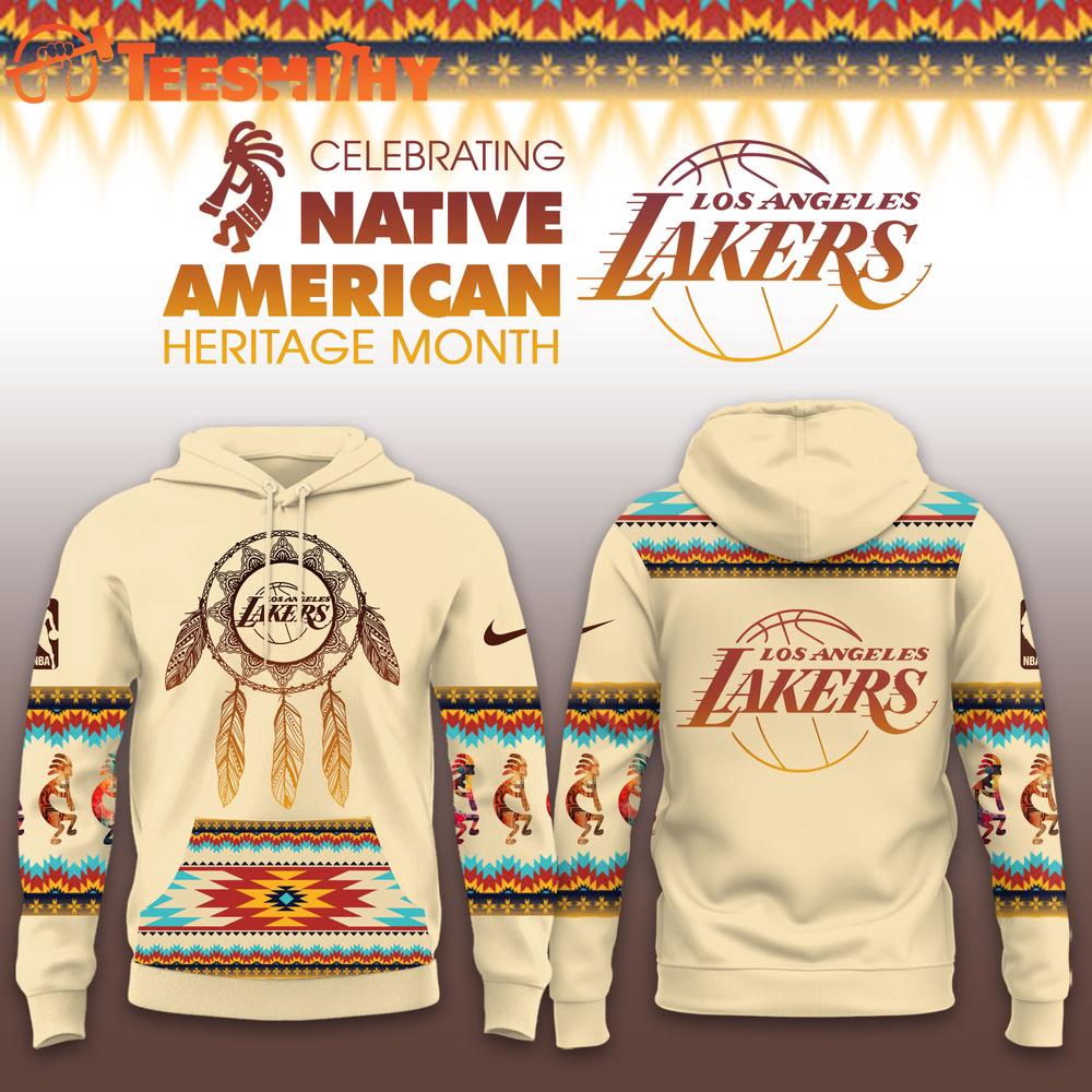 Los Angeles Lakers NBA Native American Heritage Limited Edition Hoodie Shirt