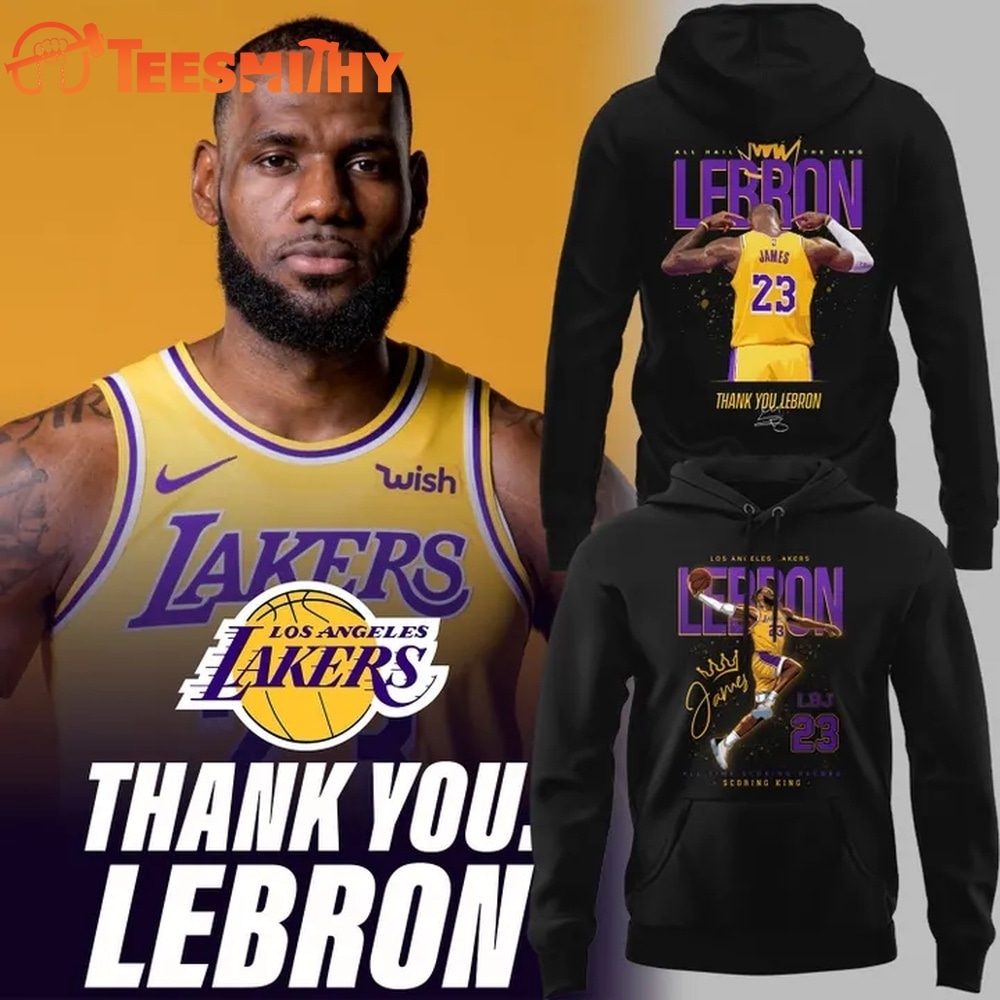 Los Angeles Lakers Scoring King LeBron Hoodie