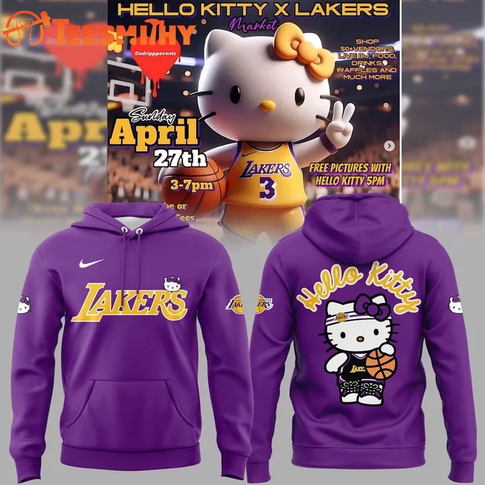 Los Angeles Lakers x Hello Kitty Limited Edition 2026 Hoodie