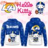 Los Angeles Rams 2025 Football Christmas Hello Kitty Hoodie Shirt