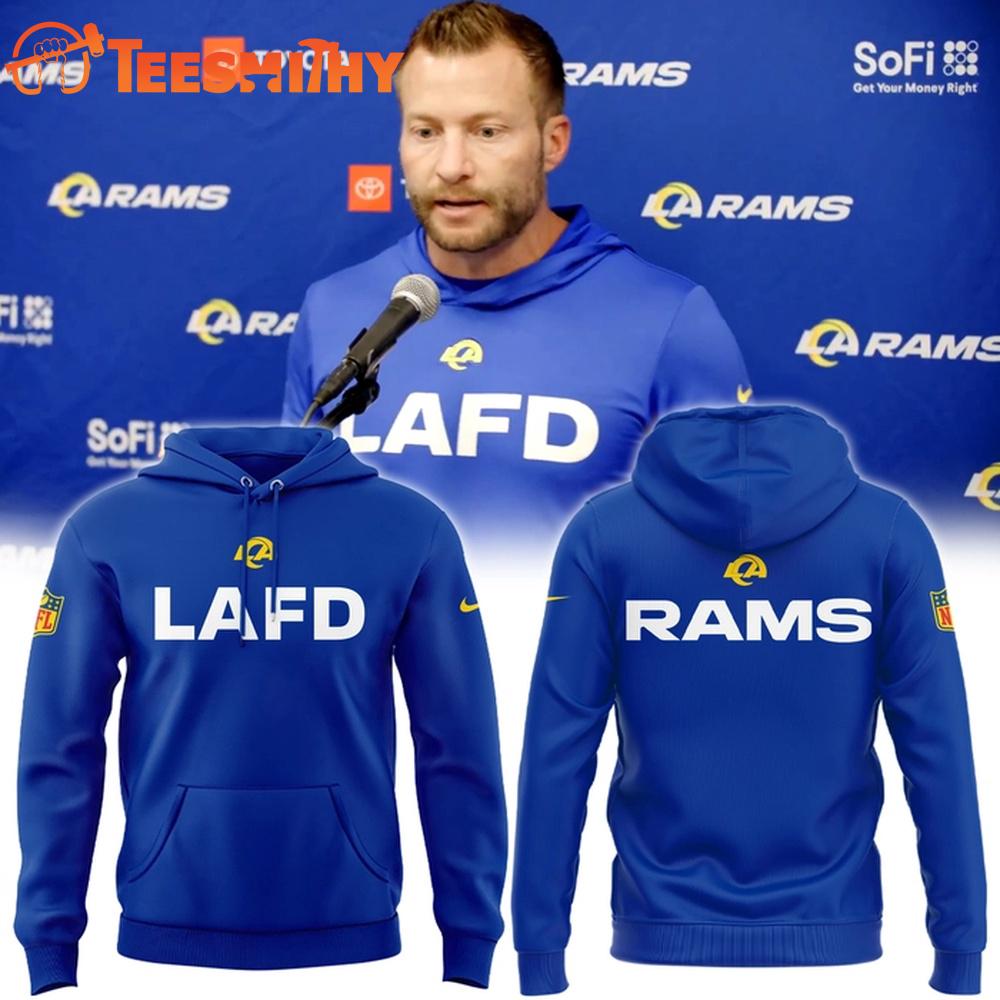 Los Angeles Rams 2025 LAFD Hoodie Shirt Los Angeles Rams 2025 LAFD Hoodie Shirt