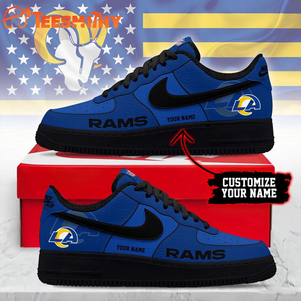 Los Angeles Rams 2026 NFL Custom Air Force 1 Shoes Sneaker