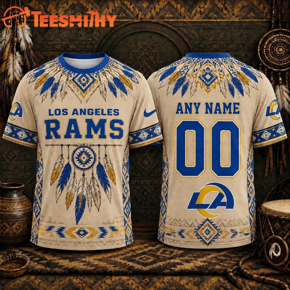 Los Angeles Rams 2026 NFL Native American Heritage 3D Shirt