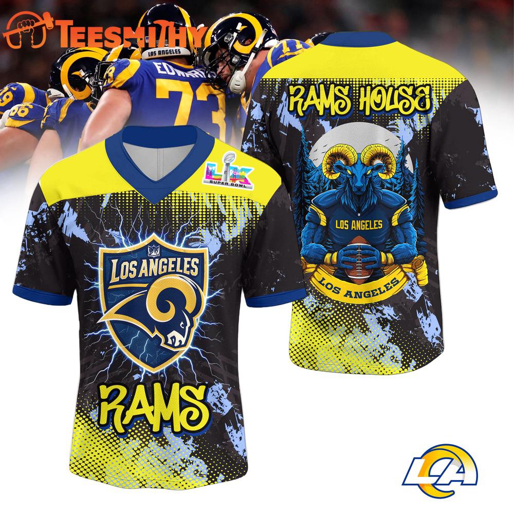 Los Angeles Rams 2026 NFL Super Bowl LX Rams House Football Jersey