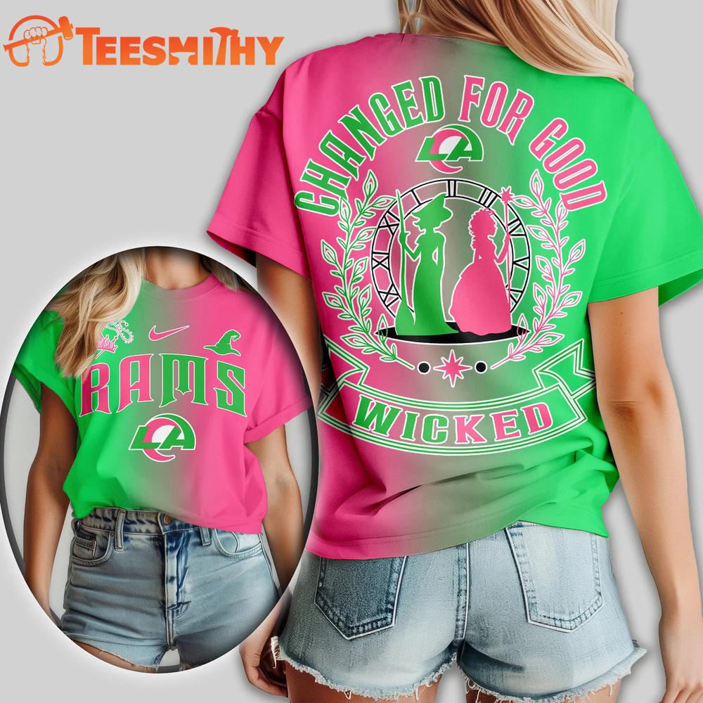 Los Angeles Rams 2026 NFL Wicked Changed For Good Unisex 3D Shirt