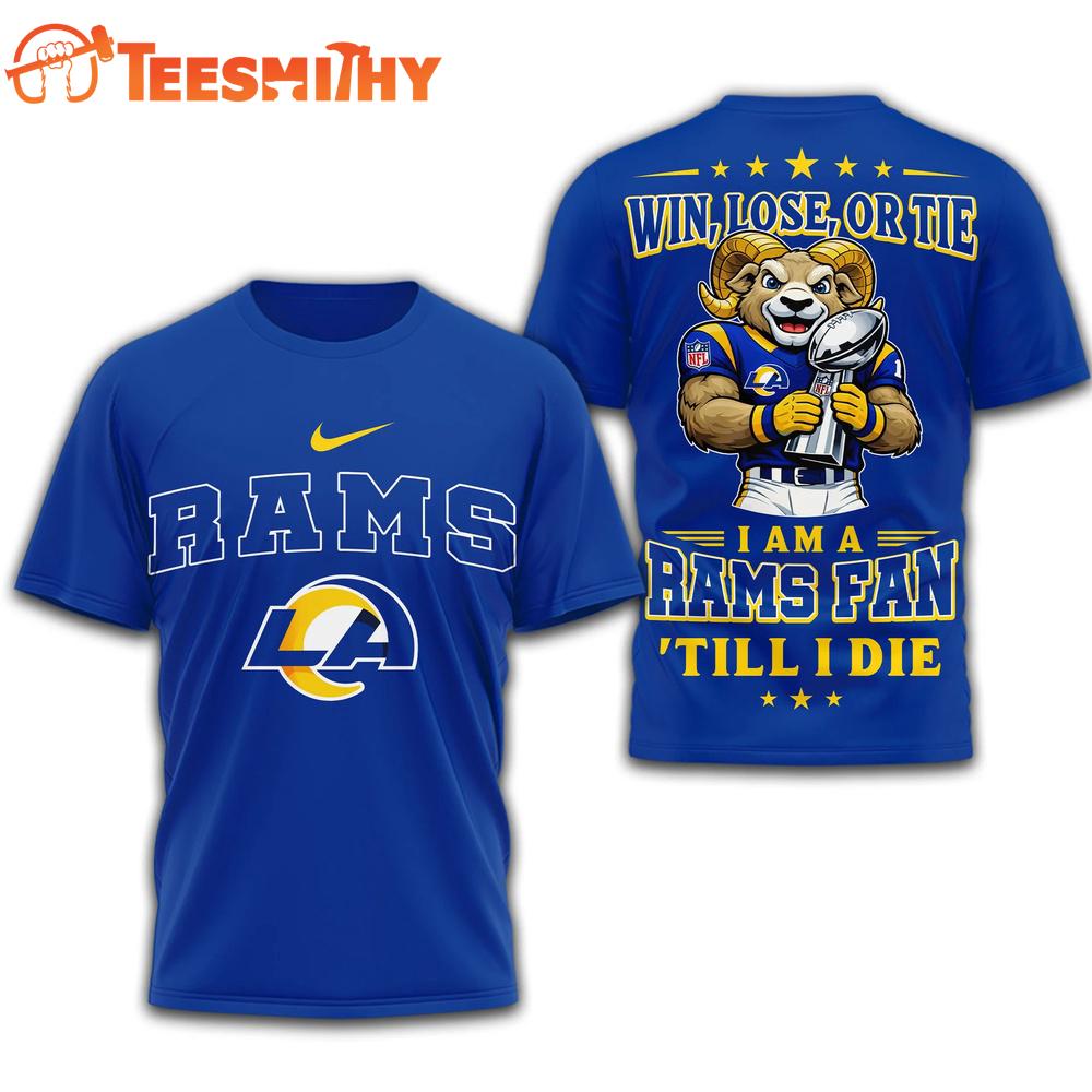 Los Angeles Rams NFL 2026 Super Bowl Till I Die T Shirt